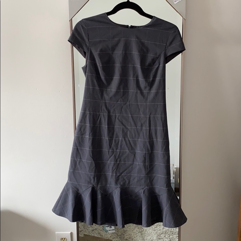 Banana Republic Shift Dress with Ruffle Hem